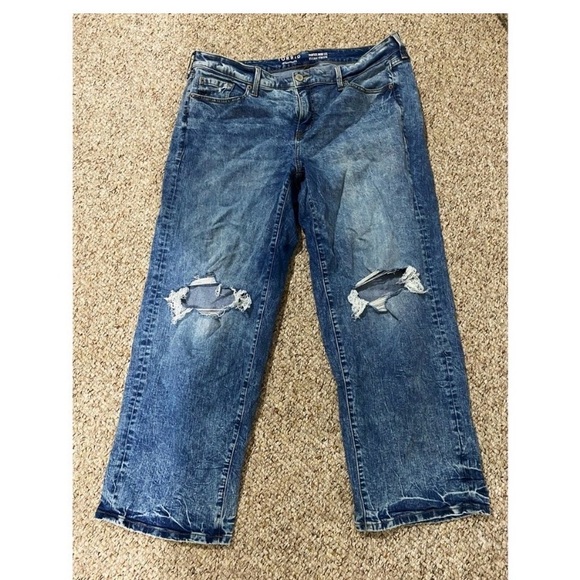 TORRID Ripped Wide Leg Jeans - Picture 6 of 8